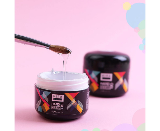 Изображение 2 Гель для наращивания Kira Nails Hard Gel, Clear, 50 г