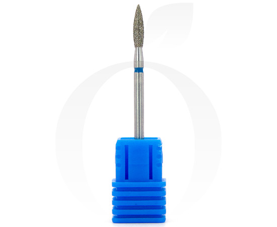 Зображення 2 Фреза алмазна полум'я синя 2.5 мм, робоча частина 10 мм