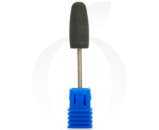 Зображення 2 Силіконова фреза велика 10.1 мм, робоча частина 24 мм, чорна, Абразивність: 180, Діаметр головки фрези (мм): 10.1