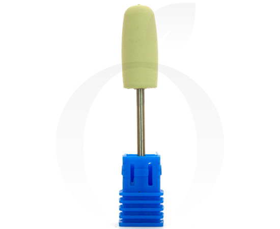 Зображення 2 Силіконова фреза велика 10.1 мм, робоча частина 24 мм, жовта, Абразивність: 600, Діаметр головки фрези (мм): 10.1