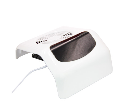 Изображение 4 Профессиональная настольная маникюрная вытяжка 001А, 45 Вт. Белый с черным