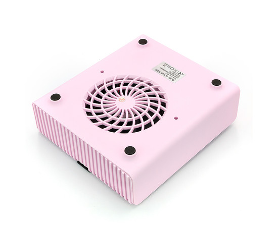 Зображення 3 Манікюрна настільна витяжка на 1 гвинт з НЕРА-фільтром BQ 858-1 80 Вт, Рожева, Колір: Рожевий