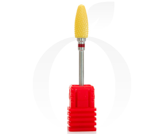 Зображення 2 Фреза керамічна кукурудза червона+жовта 6 мм, робоча частина 14.5 мм