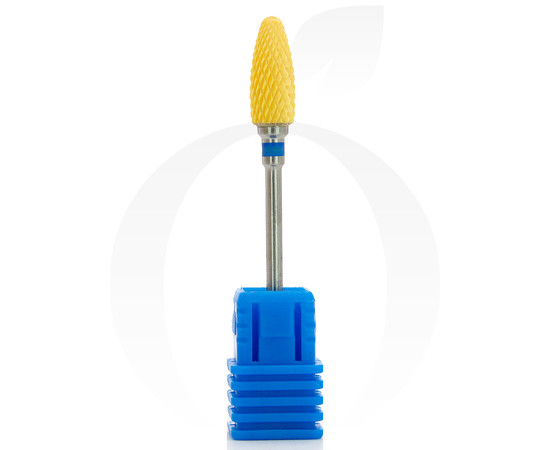 Зображення 2 Фреза керамічна кукурудза синя+жовта 6 мм, робоча частина 14.5 мм