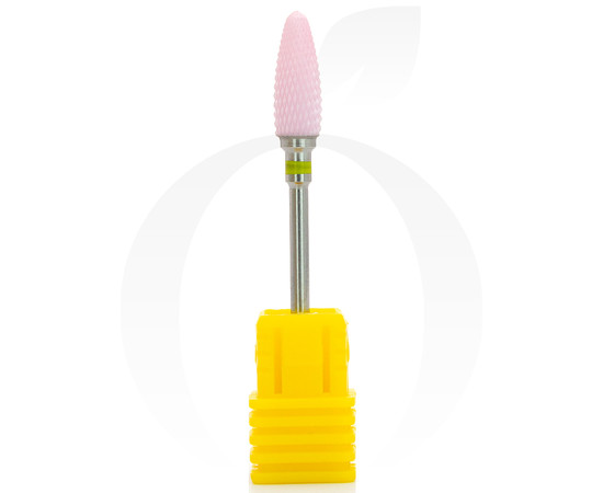 Зображення 2 Фреза кукурудза керамічна жовта 6 мм, робоча частина 14.5 мм