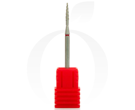 Зображення 2 Фреза алмазна торнадо червона 1.5 мм, робоча частина 10 мм