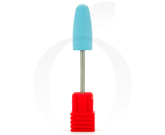 Зображення 2 Фреза силіконова №600 велика 10.1 мм, робоча частина 24 мм, блакитна