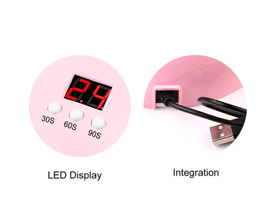 Зображення 8 Лампа для нігтів та шелаку Toki Toki Mini UV LED 36 Вт USB