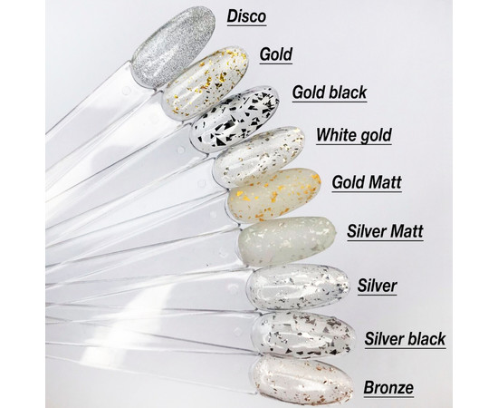 Зображення 4 Топ для гель-лаку Moon Top Leaf Gold Matt, 8 мл, Об'єм (мл, г): 8