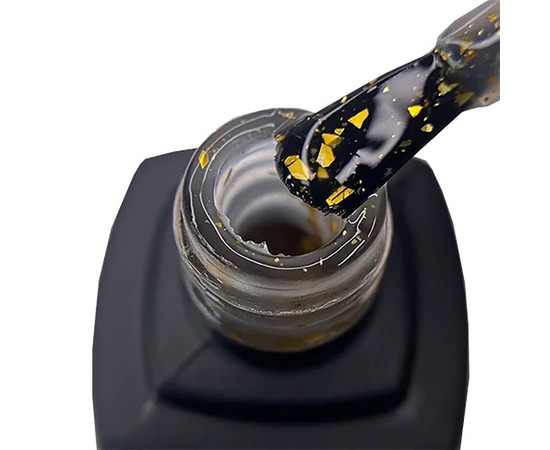 Зображення 2 Топ для гель-лаку Moon Top Leaf Gold Matt, 8 мл, Об'єм (мл, г): 8