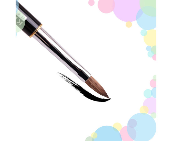 Зображення 2 Пензлик Kira Nails  Acrylic 8 (Kolinsky), Розмір пензлика: 8