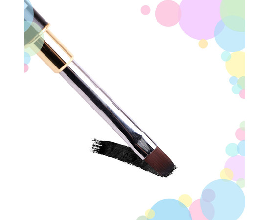 Зображення 2 Пензлик Kira Nails  Gel flat 8 (Nylon), Розмір пензлика: 8