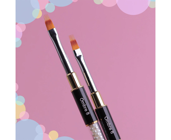 Зображення 3 Пензлик Kira Nails  Ombre 6 (Nylon), Розмір пензлика: 6