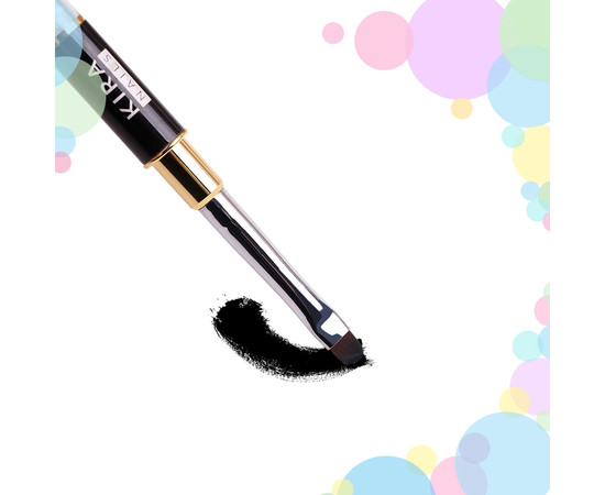 Зображення 2 Пензлик Kira Nails Gel oval 4 (Nylon), Розмір пензлика: 4