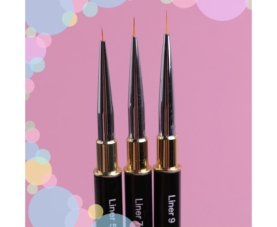 Зображення 3 Пензлик Kira Nails Liner 5 (Nylon), Розмір пензлика: 5
