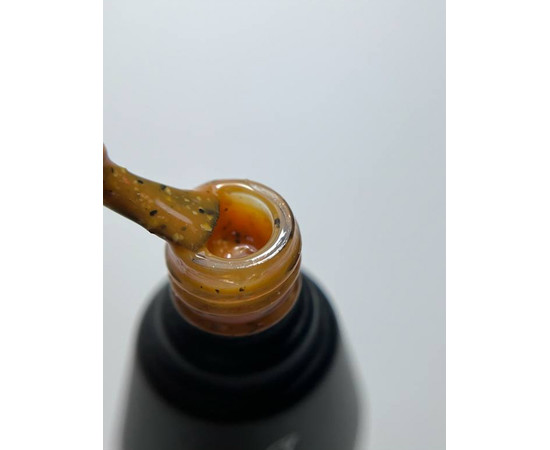 Изображение 2 Камуфлирующая база для ногтей Siller Terrazzo Base 8 мл, № 5 оранжевая с черно-белой поталью, Объем (мл, г): 8, Цвет: 005