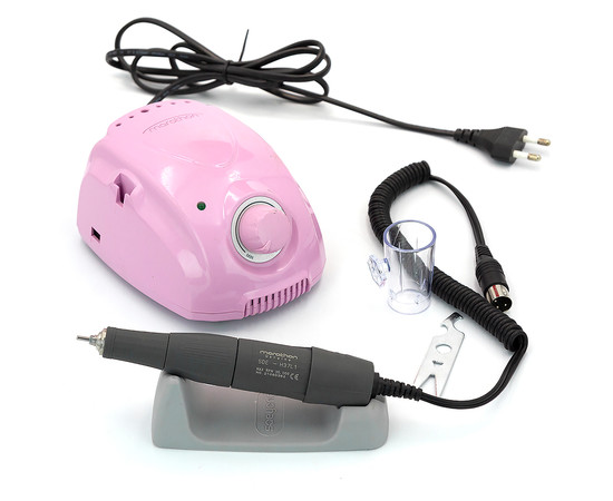 Зображення 3 Фрезер для манікюру Marathon 3 Champion Korea 45 Вт 35 000 об, з педаллю, Рожевий, Колір: Рожевий