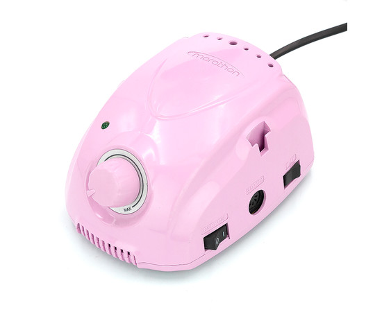 Зображення 10 Фрезер для манікюру Marathon 3 Champion Korea 45 Вт 35 000 об, з педаллю, Рожевий, Колір: Рожевий