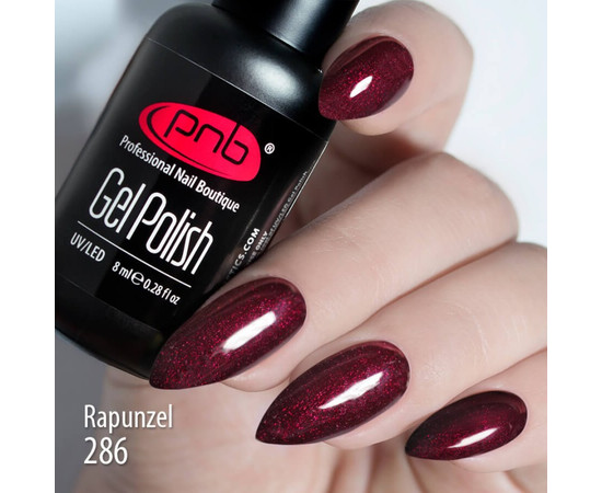 Зображення 2 Гель лак для нігтів PNB Gel Polish 8 мл, № 286, Об'єм (мл, г): 8, Колір: 286