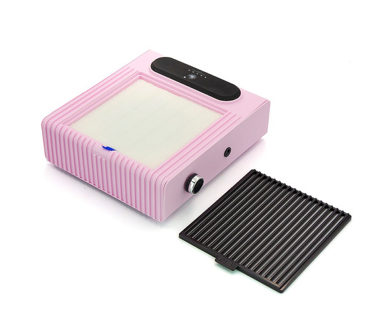 Зображення 3 Витяжка для манікюру Bucos Cyclone V1 з фільтром НЕРА 100 Вт, рожева