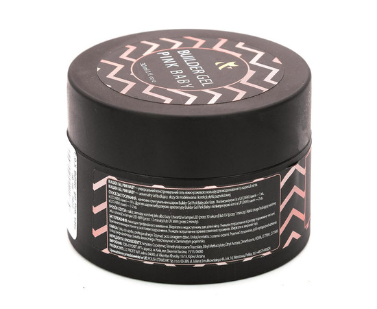 Зображення 2 Моделюючий гель для нігтів F.O.X Builder Gel Pink Baby, 50 мл, Об'єм (мл, г): 50