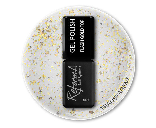 Зображення 2 ReformA  Flash Gold Top, 10 ml, Об'єм (мл, г): 10, Колір: Gold