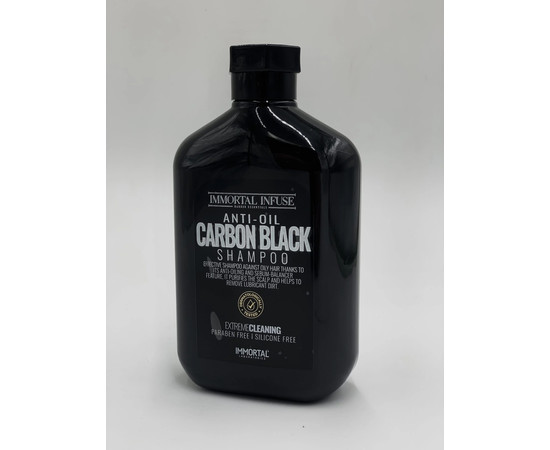 Изображение 2 Шампунь от жирных волос мужской Immortal Infuse Anti-Oil Carbon Black 500 мл