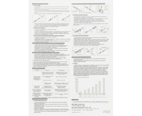 Зображення 13 Фрезер для манікюру Marathon 3 Champion Korea 45 Вт 35 000 об, з педаллю, Рожевий, Колір: Рожевий