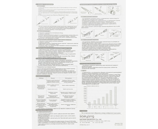 Зображення 9 Фрезер для манікюру Marathon К35 з SH30N Korea 45 Вт 35 000 об
