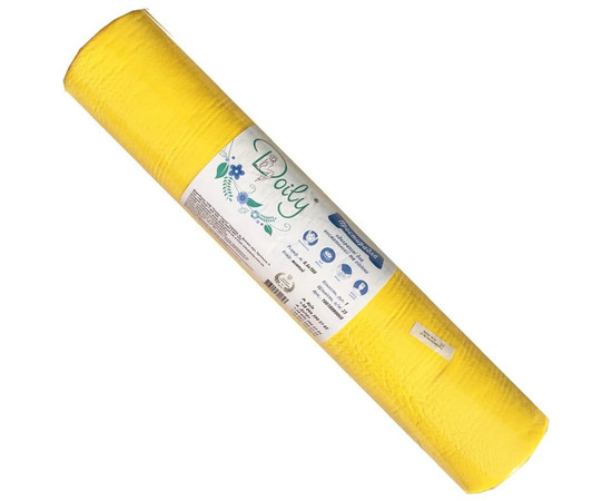 Зображення 2 Простирадла Doily 0,8х100 м (1 рул) жовтий, Кількість в упаковці (шт): рулон, Розмір простирадла: 80 см * 100 м, Колір: Yellow