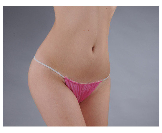 Изображение 4 Трусики-стринги микс Doily (100 шт\туб) из спанбонда Разноцветные Женские