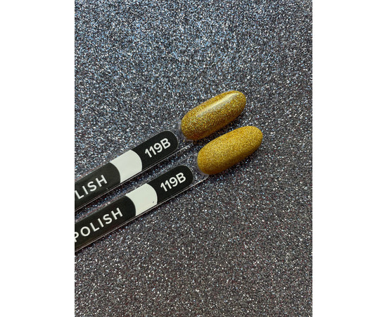 Зображення 3 Гель-лак для нігтів Siller Professional Classic №119В (золотий з блискітками), 8 мл, Об'єм (мл, г): 8, Колір: 119В