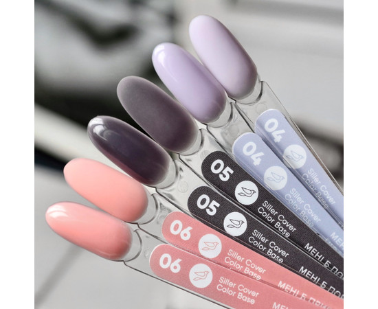 Изображение 3 Siller Color Base №6 камуфлирующая цветная база (персиковая), 8 мл, Объем (мл, г): 8, Цвет: 06