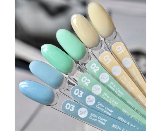 Изображение 3 Siller Color Base №1 камуфлирующая цветная база (желтая), 15 мл, Объем (мл, г): 15, Цвет: 01