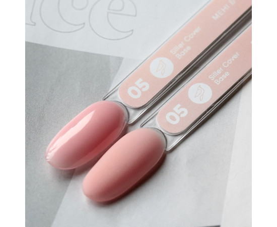 Зображення 2 Siller Cover Base №5 камуфлююча база (ніжно-рожевий), 15 мл, Об'єм (мл, г): 15, Колір: 05