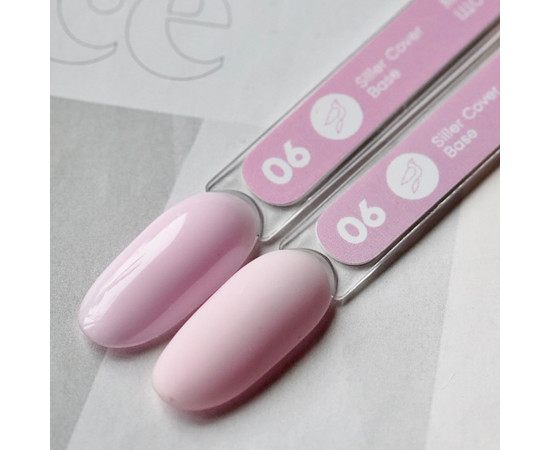 Изображение 2 Siller Cover Base №6 камуфлирующая база (светло-розовая), 30 мл, Объем (мл, г): 30, Цвет: 06