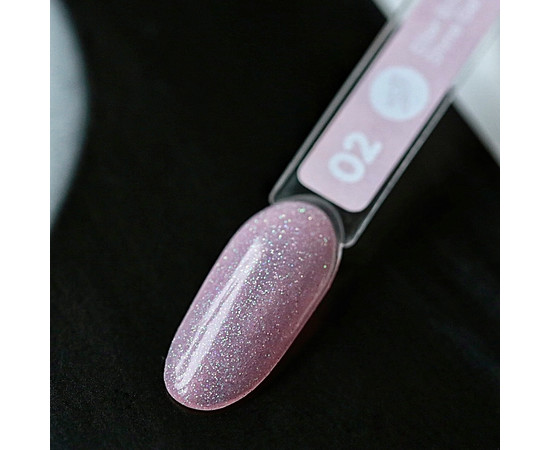 Зображення 2 Гель-лак для нігтів Siller Professional Brilliant Shine №02 (ніжний рожевий з блискітками), 8 мл, Об'єм (мл, г): 8, Колір: 02