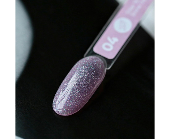 Зображення 2 Гель-лак для нігтів Siller Professional Brilliant Shine №04 (рожевий бальзамін з блискітками), 8 мл, Об'єм (мл, г): 8, Колір: 04