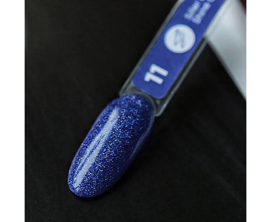 Зображення 2 Гель-лак для нігтів Siller Professional Brilliant Shine №11 (фіолетовий з блискітками), 8 мл