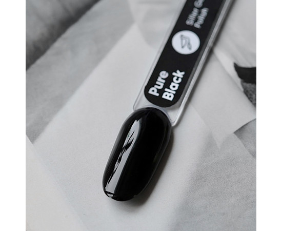 Зображення 2 Гель-лак для нігтів Siller Professional Pure Black (чорніший за чорний), 8 мл