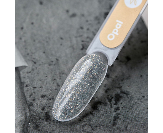 Изображение 2 Гель-лак для ногтей Siller Professional Opal (прозрачный с золотыми блестками), 8 мл
