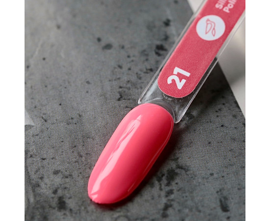 Зображення 2 Гель-лак для нігтів Siller Professional Classic №021 (теплий рожевий), 8 мл, Об'єм (мл, г): 8, Колір: 021