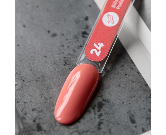 Зображення 2 Гель-лак для нігтів Siller Professional Classic №024 (чорний персик), 8 мл, Об'єм (мл, г): 8, Колір: 024