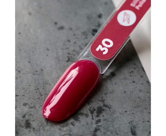 Зображення 2 Гель-лак для нігтів Siller Professional Classic №030 (темно-малиновий), 8 мл, Об'єм (мл, г): 8, Колір: 030