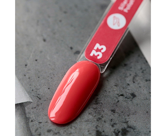 Изображение 2 Гель-лак для ногтей Siller Professional Classic №033 (светло-коралловый), 8 мл, Объем (мл, г): 8, Цвет: 033