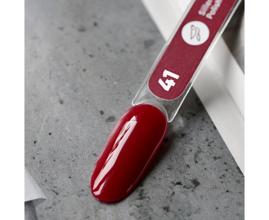 Изображение 2 Гель-лак для ногтей Siller Professional Classic №041 (темно-вишневый), 8 мл, Объем (мл, г): 8, Цвет: 041