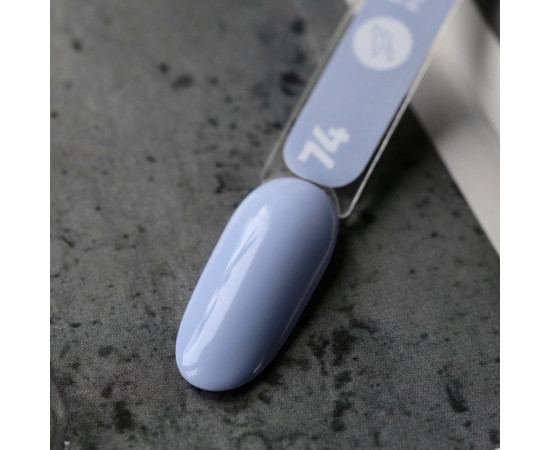 Зображення 2 Гель-лак для нігтів Siller Professional Classic №074 (молочний сіро-блакитний), 8 мл, Об'єм (мл, г): 8, Колір: 074