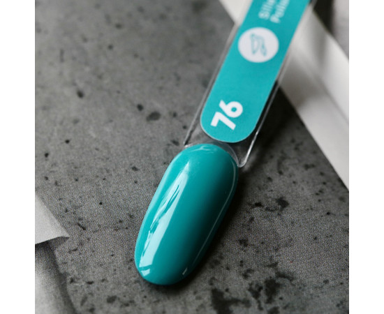 Изображение 2 Гель-лак для ногтей Siller Professional Classic №076 (бирюзово-зеленый), 8 мл, Объем (мл, г): 8, Цвет: 076