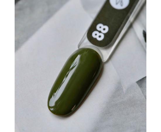 Зображення 2 Гель-лак для нігтів Siller Professional Classic №088 (чорний хакі), 8 мл, Об'єм (мл, г): 8, Колір: 088