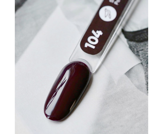 Зображення 2 Гель-лак для нігтів Siller Professional Classic №104 (чорний баклажан), 8 мл, Об'єм (мл, г): 8, Колір: 104